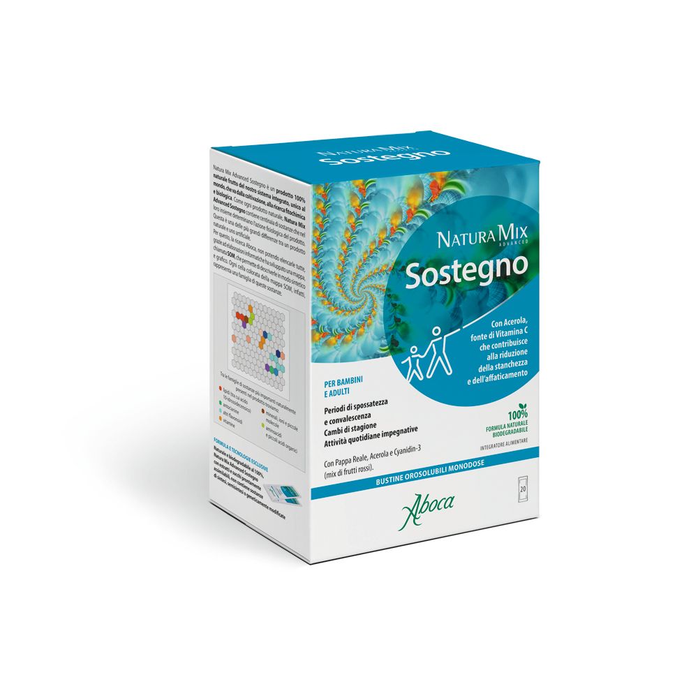 Aboca® Natura Mix Advanced Sostegno Bustine Orosolubili 20 pz Bustina