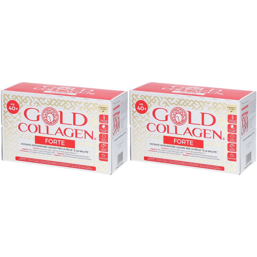 Gold® Collagen Forte 50 ml Set da 2 2x10 pz Fiale