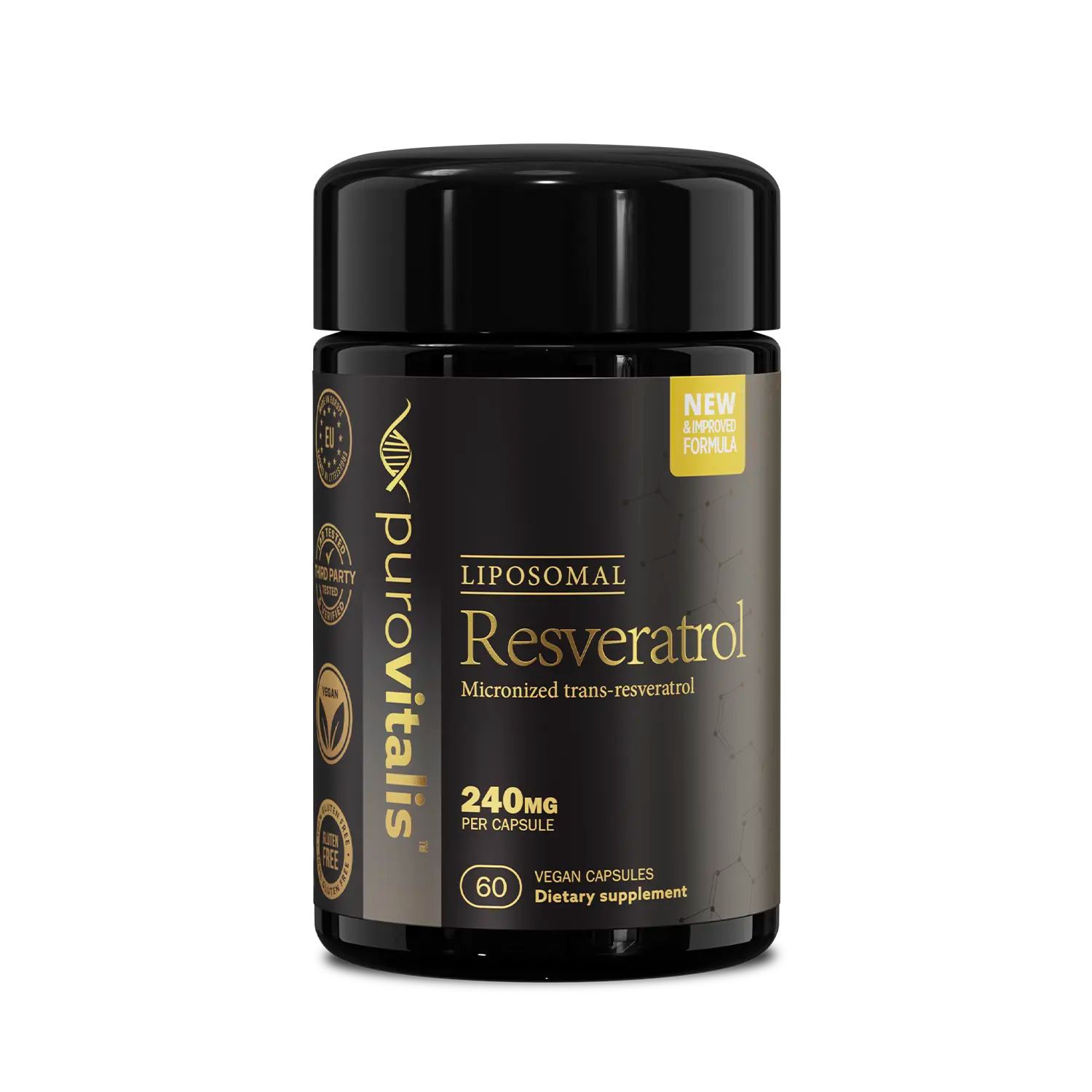 Purovitalis Resveratrolo liposomiale 60 pz Capsule