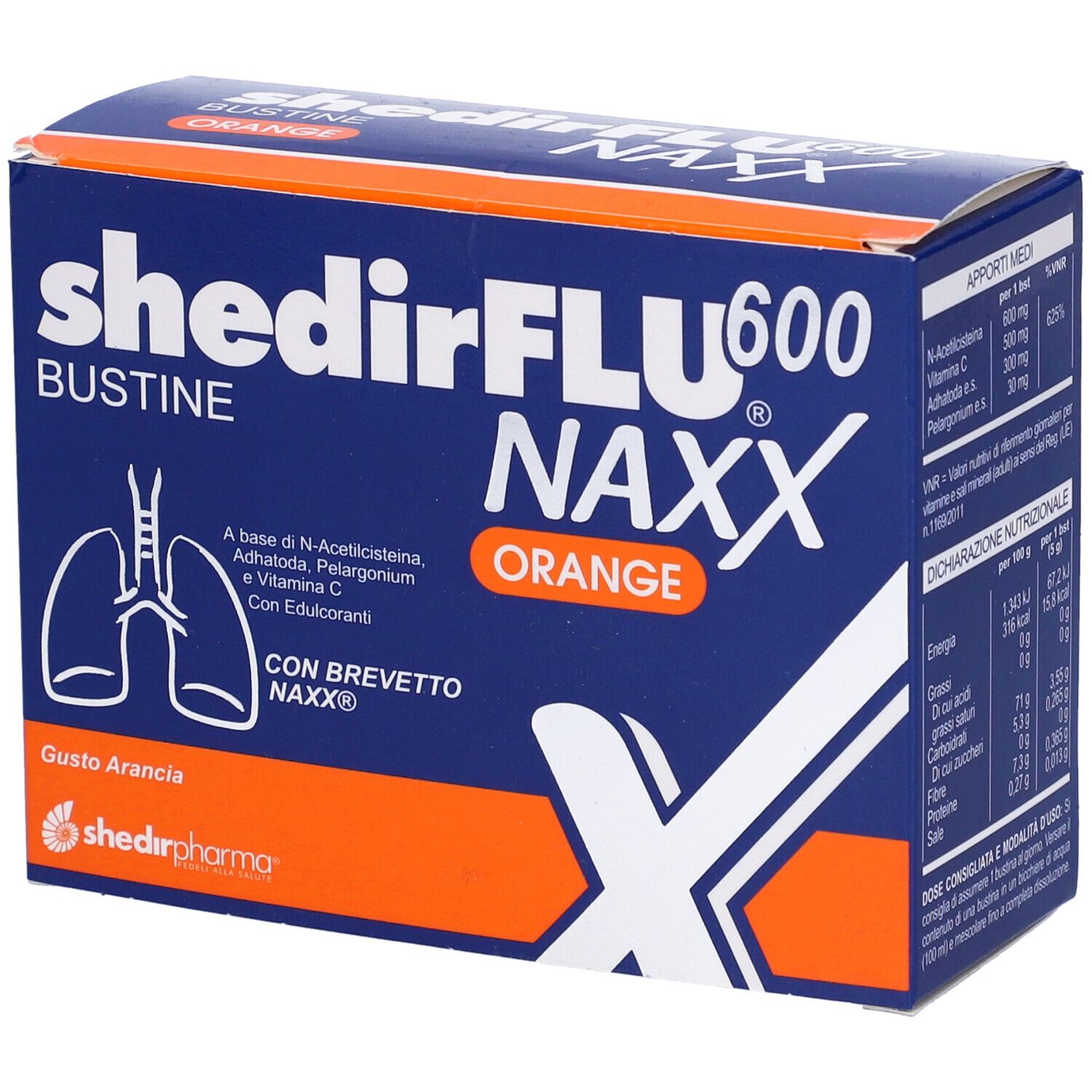 Shedirflu 600 Naxx Ara 20Bust 100 g Polvere per soluzione orale