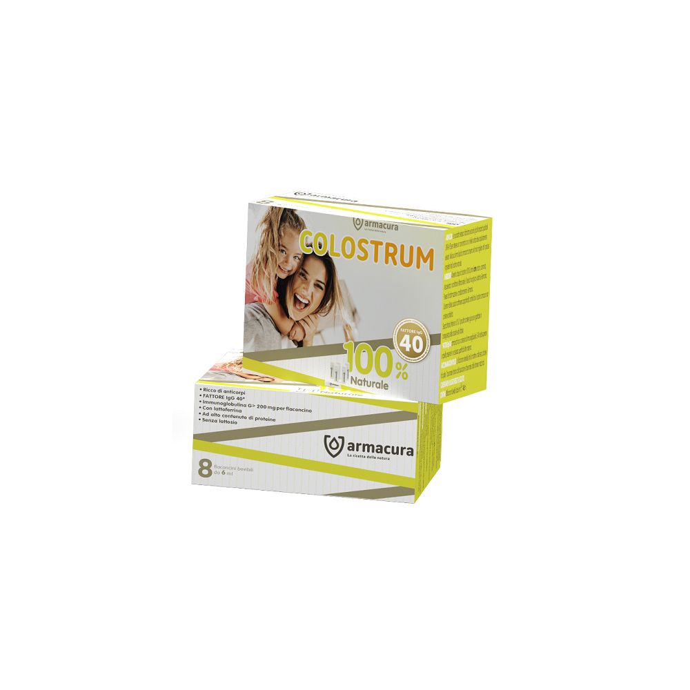 Armacura Colostrum 8 Flaconcini 6 Ml 48 ml Soluzione orale