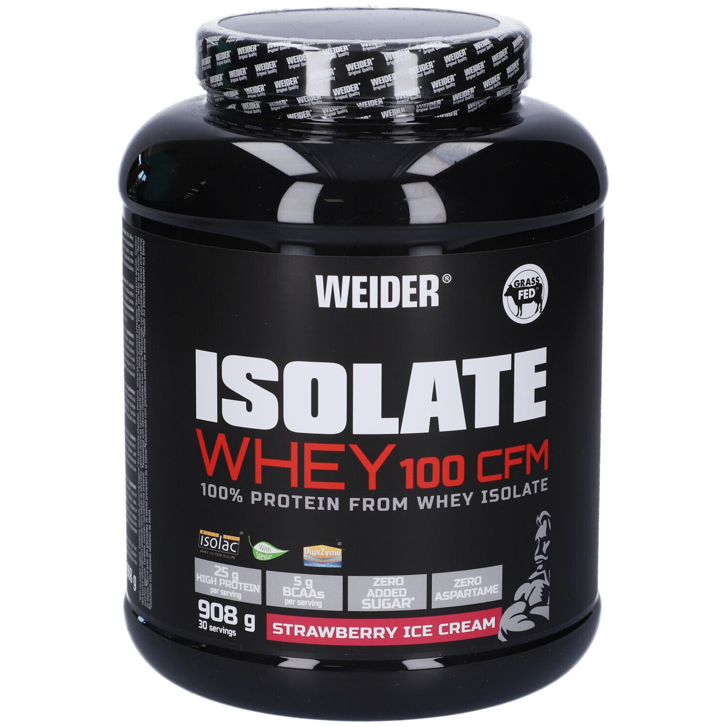 Weider Isolate Whey 100 CFM Polvere Strawberry Ice Cream 908 g per sol