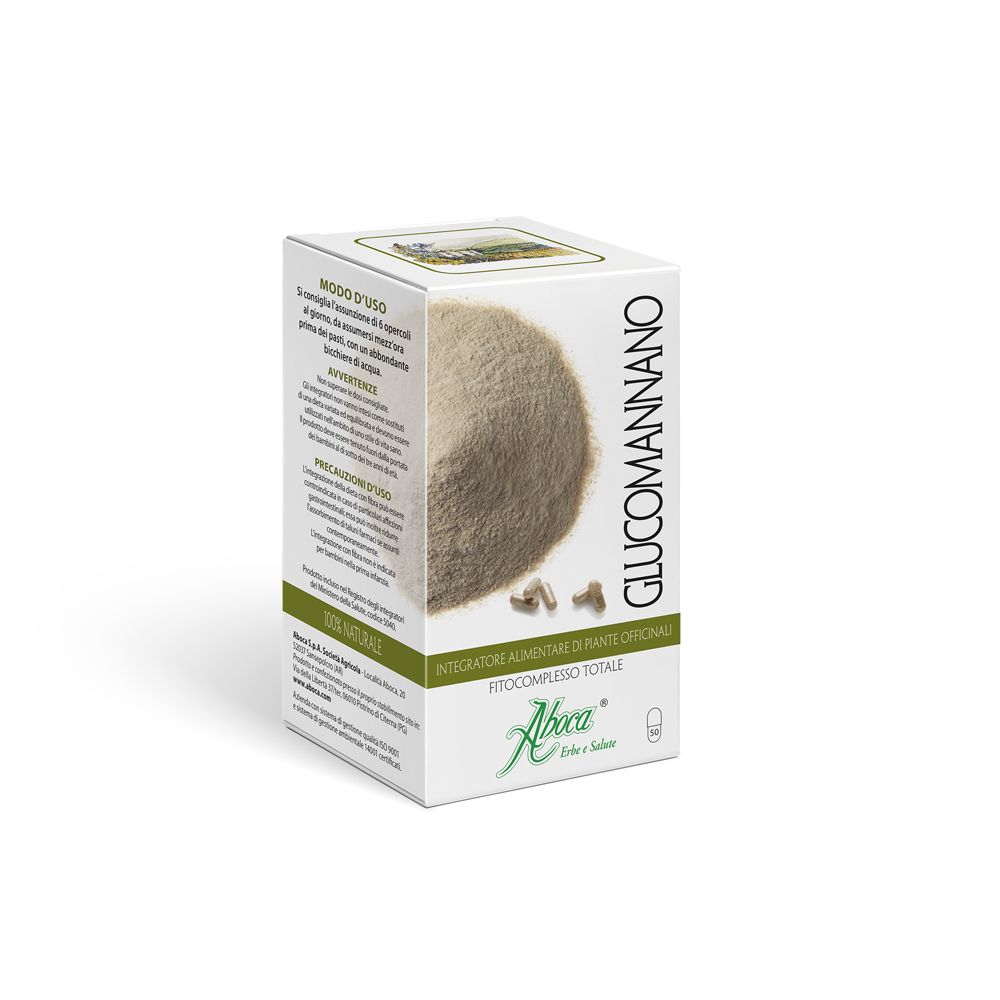 Aboca® Glucomannano Fitocomplesso Totale 50 pz Capsule