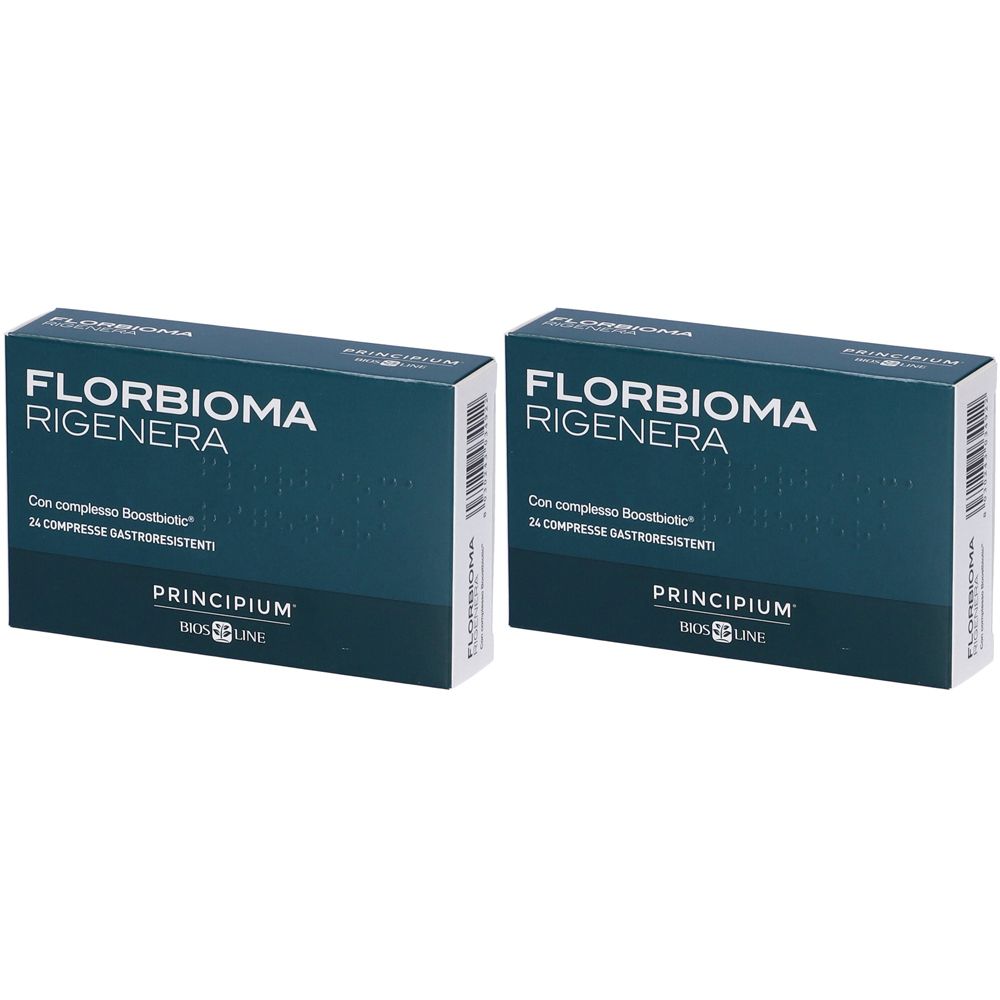 BIOSLINE Principium Florbioma Rigenera Integratore Alimentare Compress