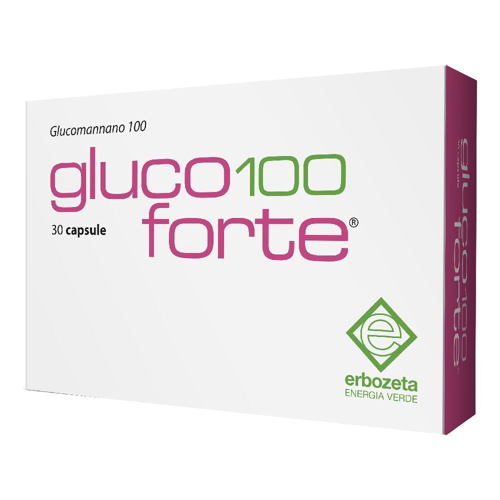 Gluco 100 Forte Glucomannano 30 Capsule Da 900 Mg pz