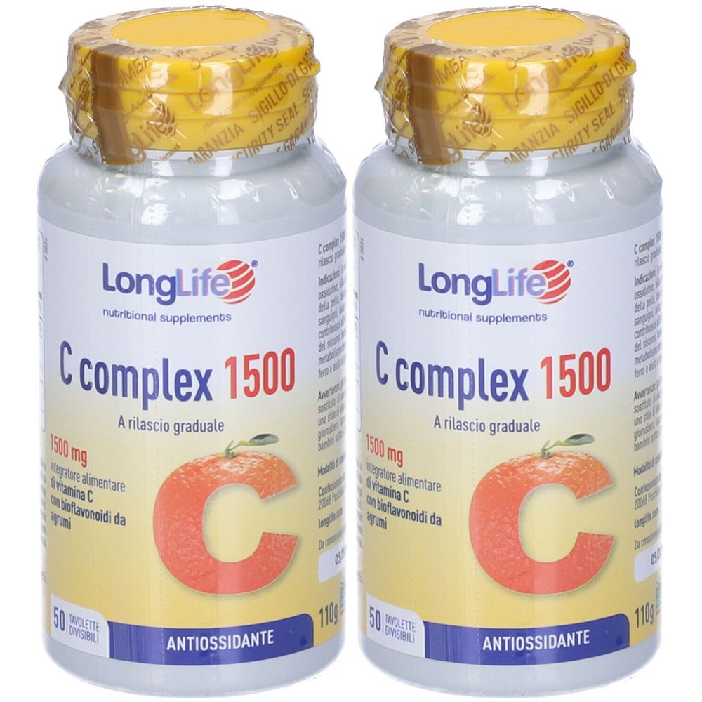 LongLife® C Complex 1500mg Set da 2 2x50 pz Compresse