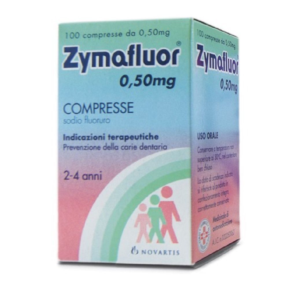 Zymafluor 0,50 mg Compresse 100 pz
