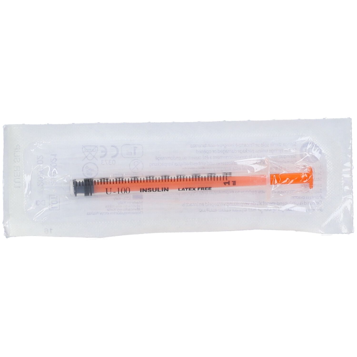PIC Siringa per Insulina Senza Ago 1ml - 1 Pezzo pz Siringhe