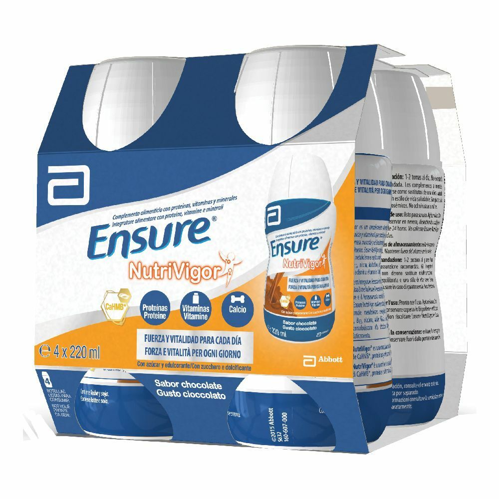 Ensure Nutrivigor Integratore Alimentare da Bere Cioccolato 880 ml Sol
