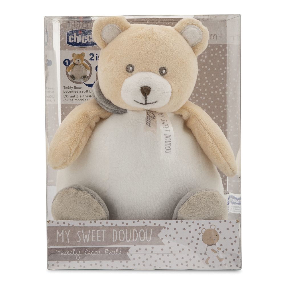 Chicco My Sweet Doudou Teddy Bear Ball 0M+ 1 St