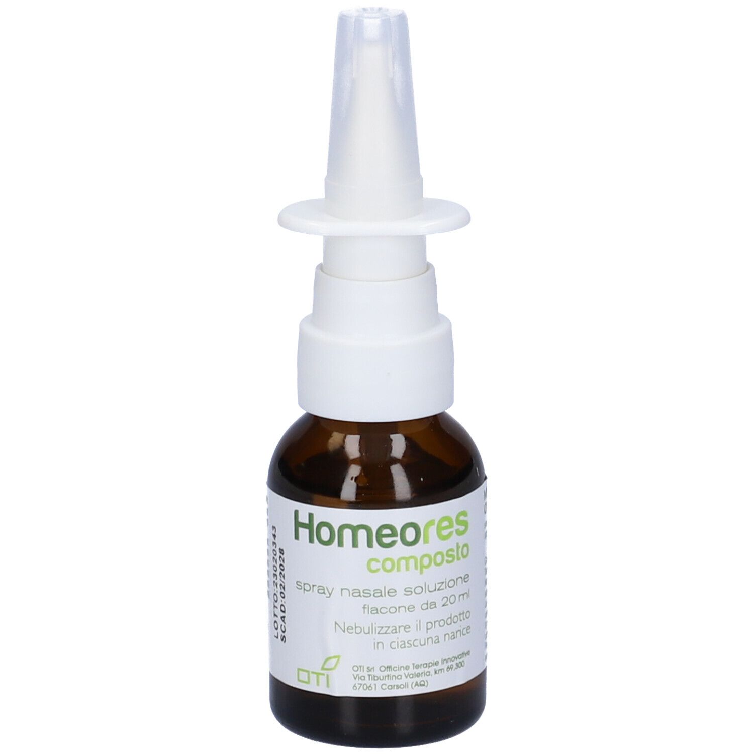Homeores Composto Spray Nasale 20 Ml Soluzione Fisiologica ml