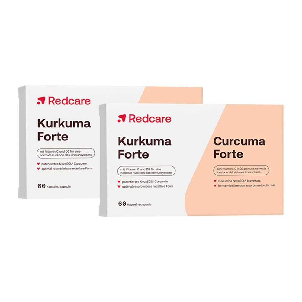 Redcare Curcuma Forte Set da 2 2x60 pz Capsule