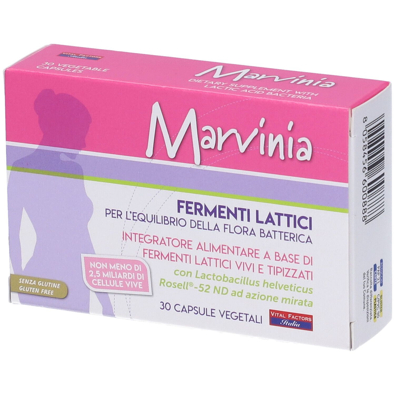 Marvinia Fermenti Lattici 30 Capsule 9 G pz
