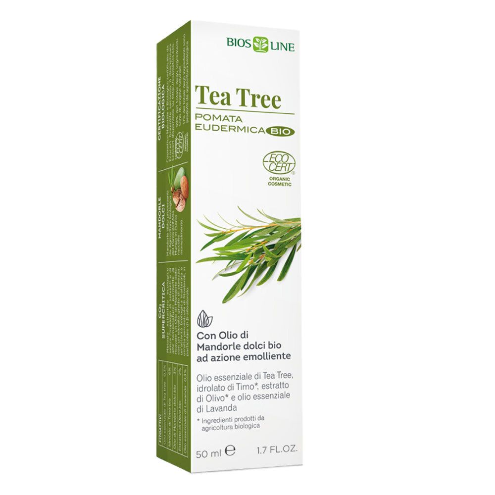 BIOS LINE Tea Tree Pomata Eudermica Bio 50 ml