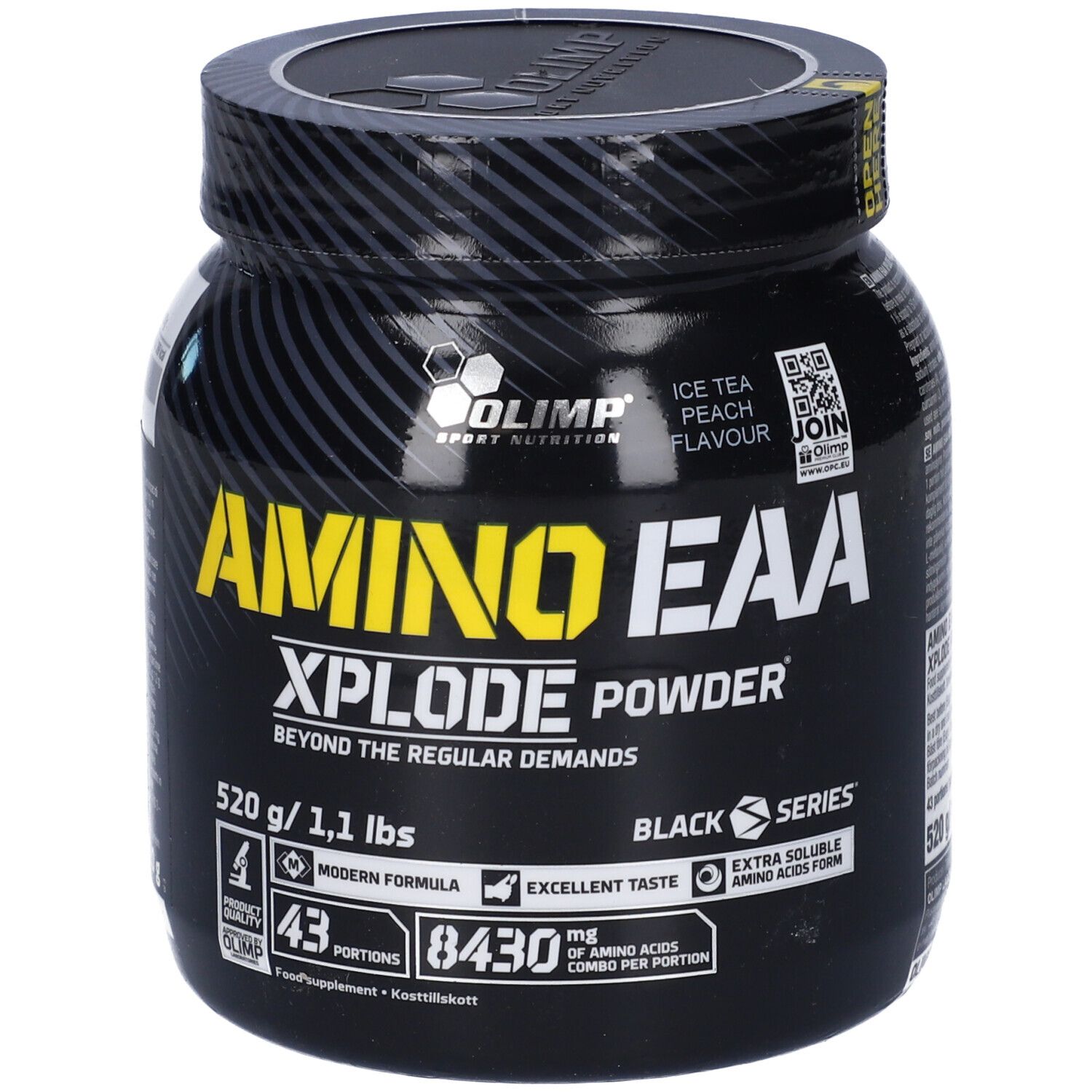 Olimp Amino EAA Xplode Powder ® Gusto Ice Tea Peach 520 g Polvere per