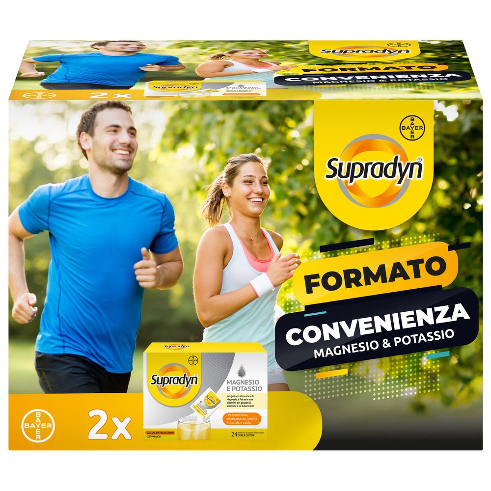 Supradyn Magnesio e Potassio Integratore Bustine Edizione Limitata 2x2