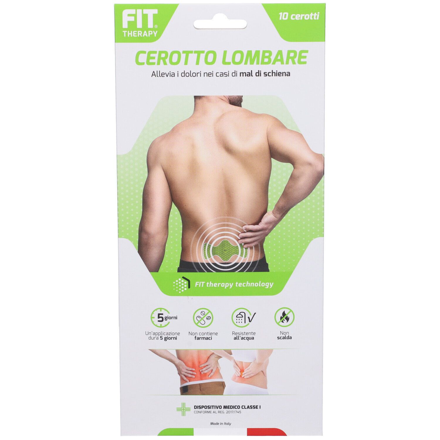 Fit Therapy Cerotto Lombare 10 pz Altro