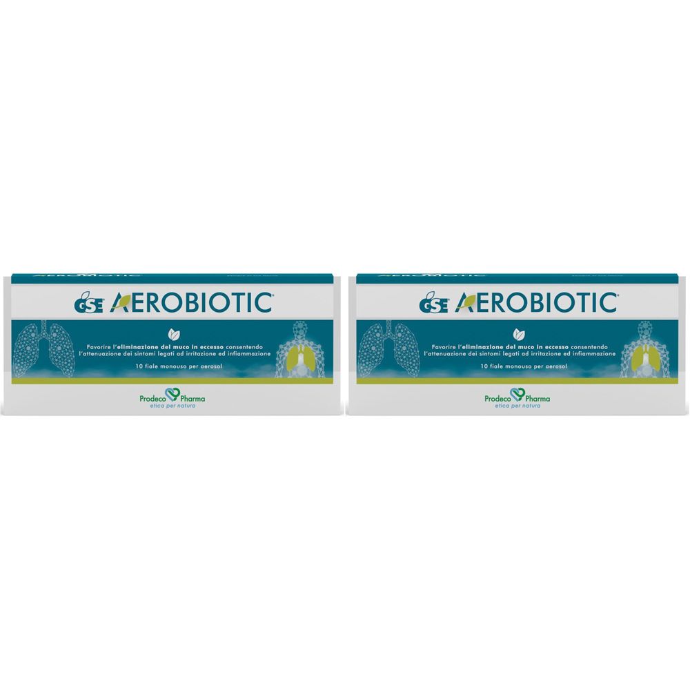 Gse® Aerobiotic Soluzione per Aerosol Set da 2 2x10x5 ml Fiale