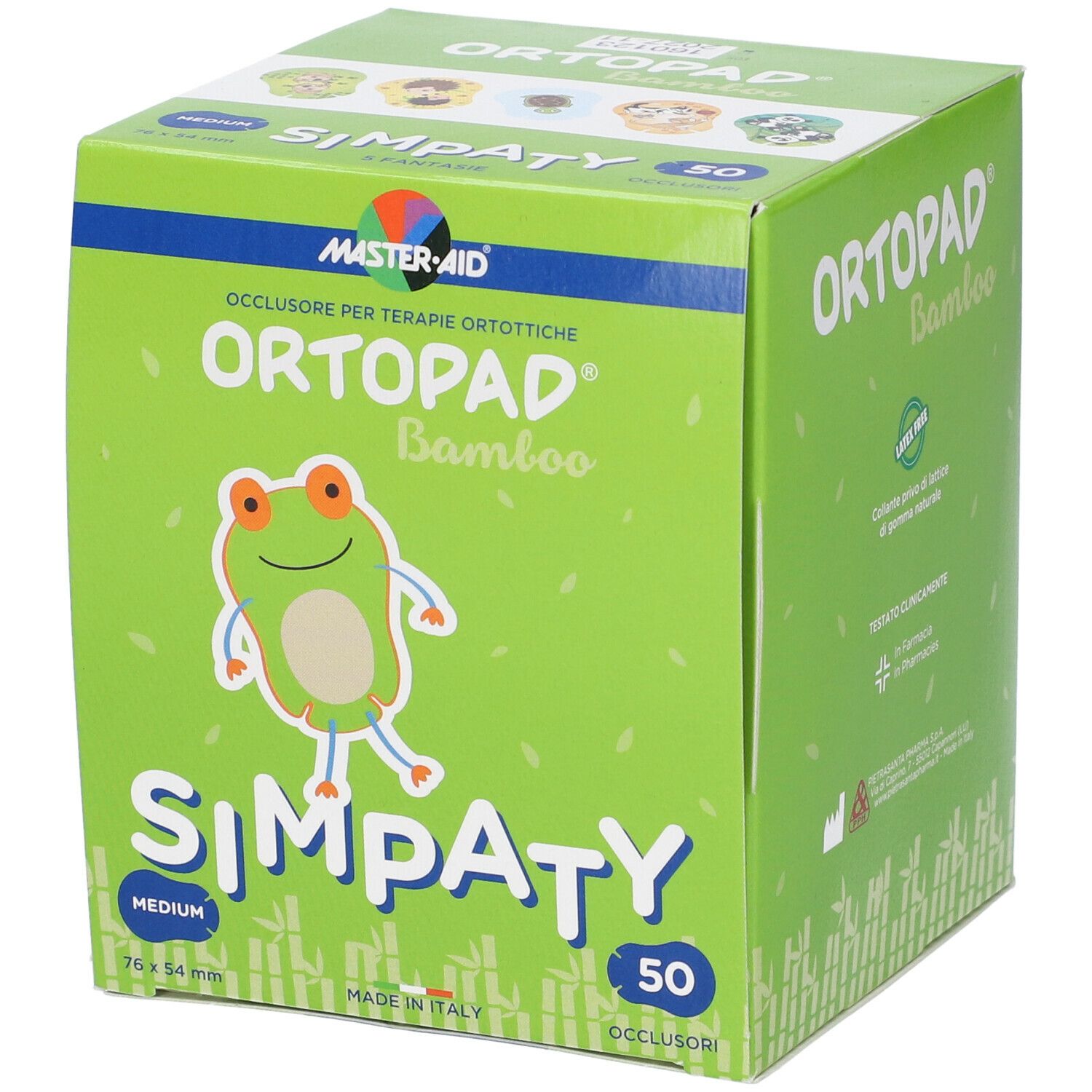 Master Aid Ortopad Simpaty Cerotto Oculare Formato Medium 50 pz
