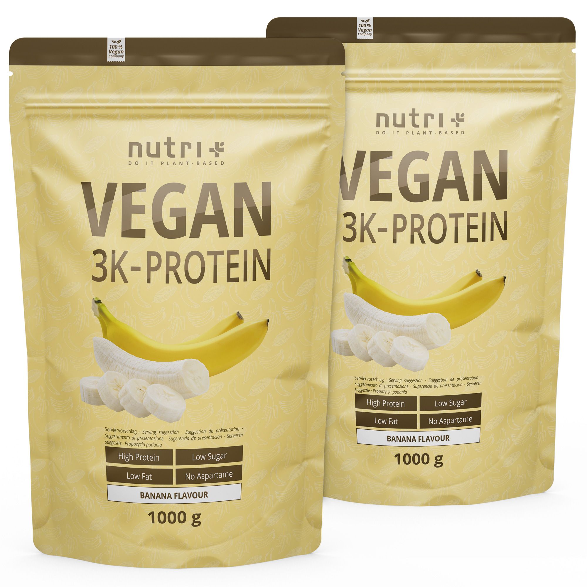 Nutri+ Polvere di Proteine Vegetali 3K 2000 g