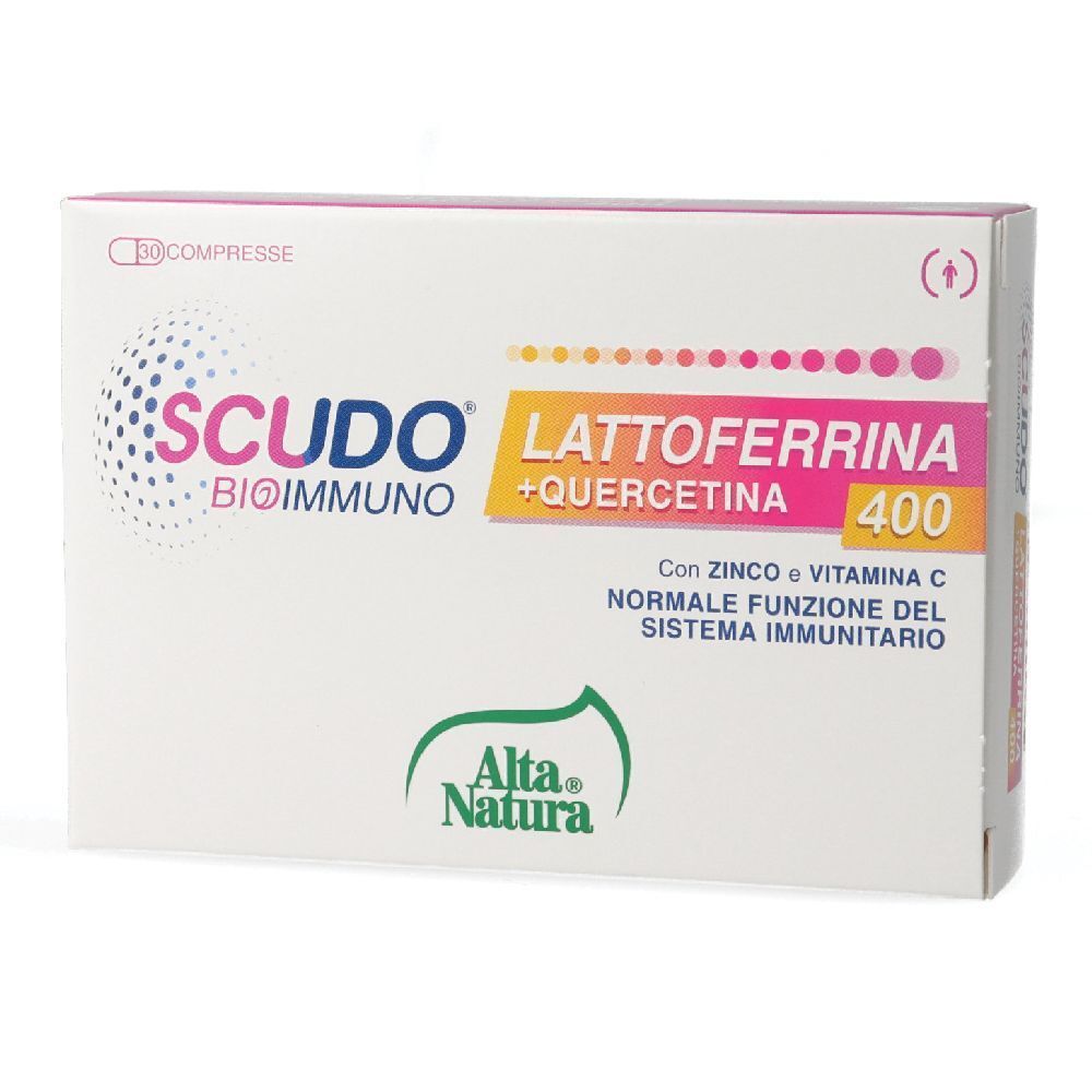 Alta Natura Scudo Bioimmuno Lattoferrina + Querctina 400 Integratore A