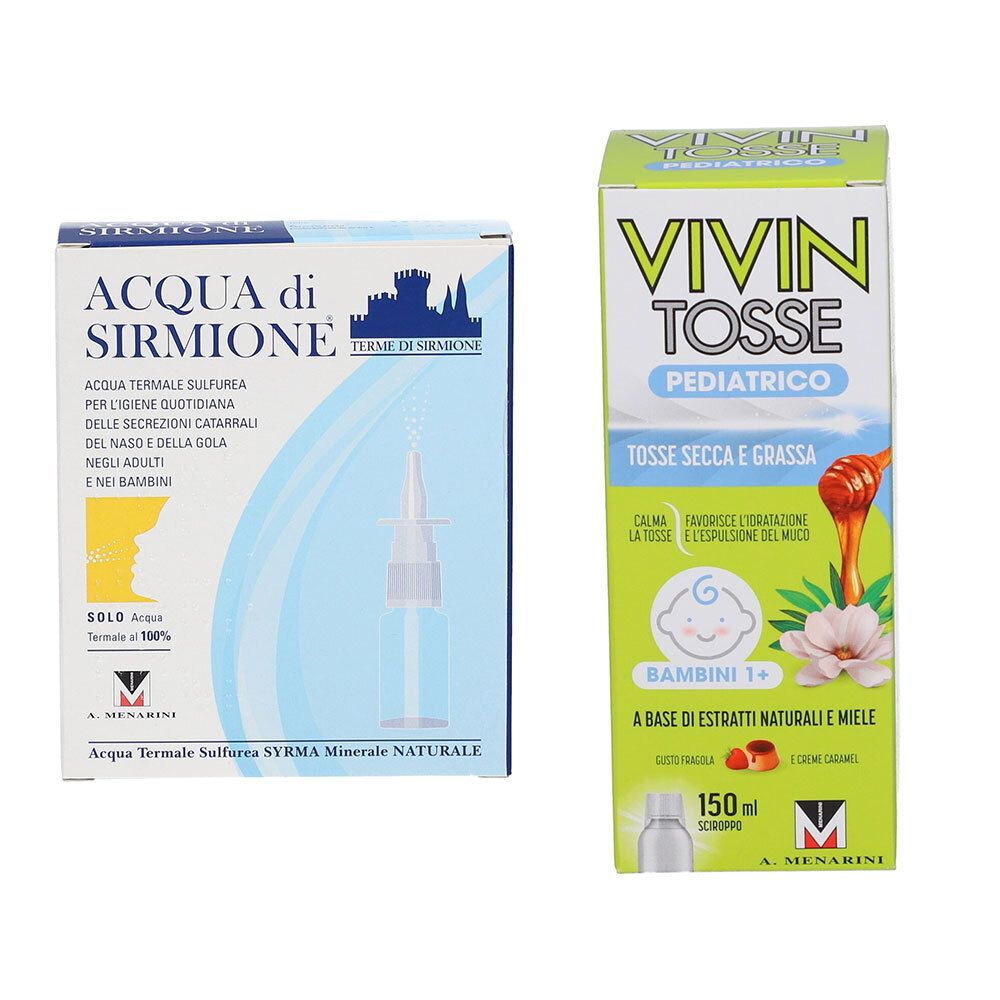 Acqua di Sirmione® + Vivin Tosse Pediatrico Sciroppo Secca e Grassa 1