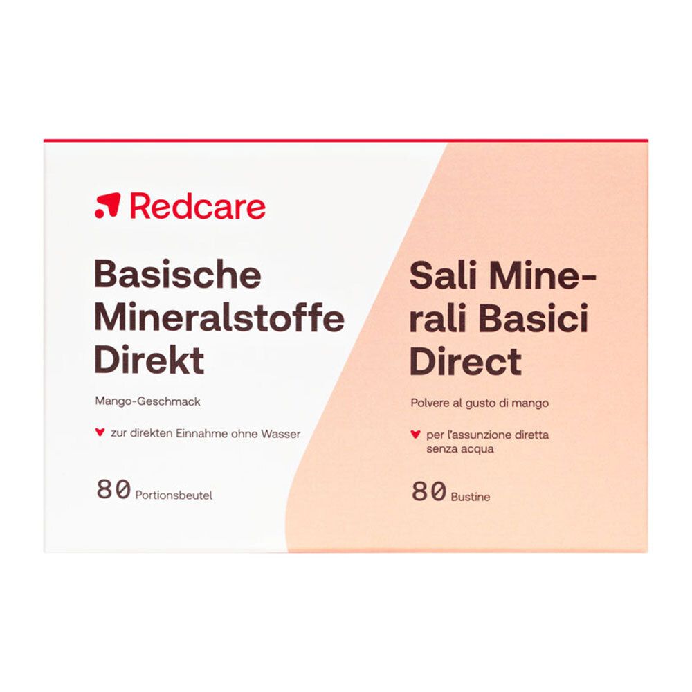 Redcare Sali minerali alcalini diretti 80 pz Bustina