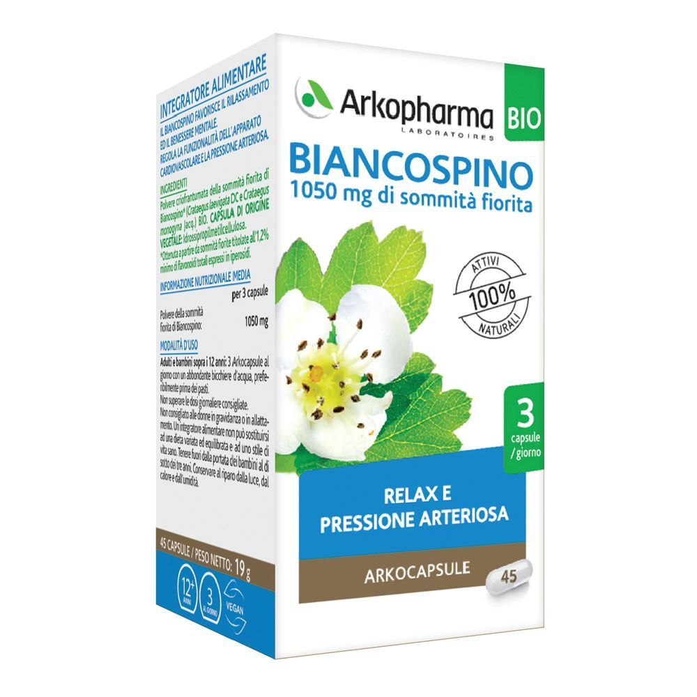 Arkopharma Arkocapsule Biancospino 19 g Capsule