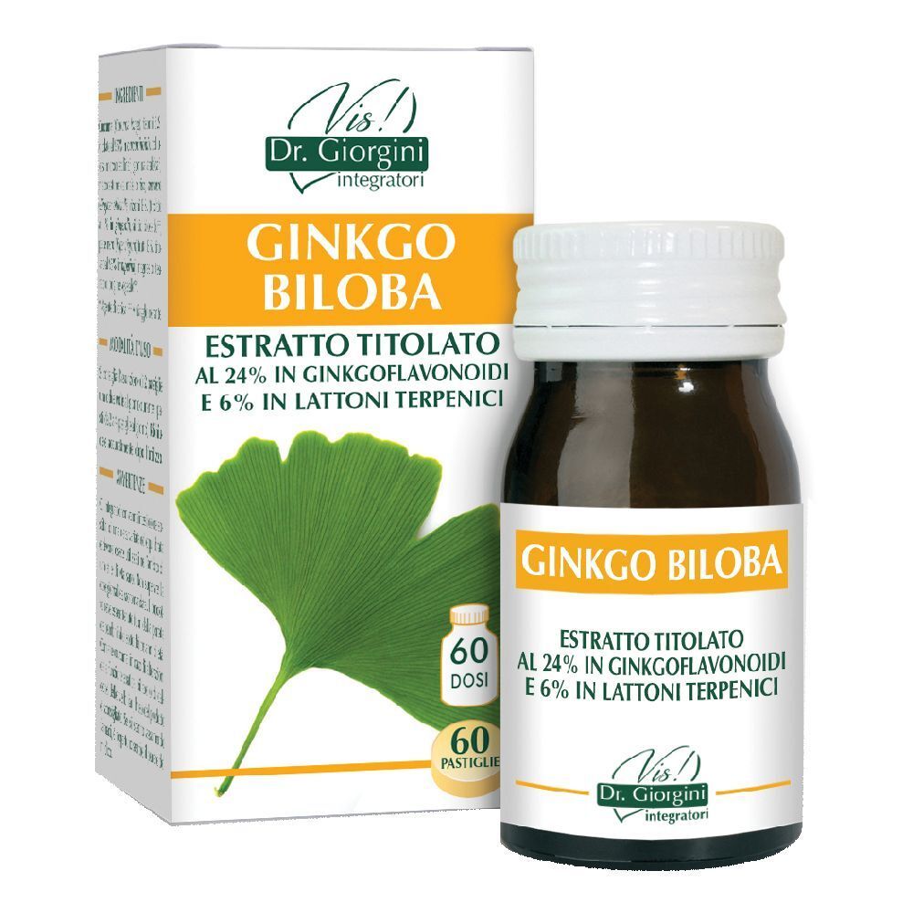 Ginkgo Biloba Estratto Titolato 60 Pastiglie pz