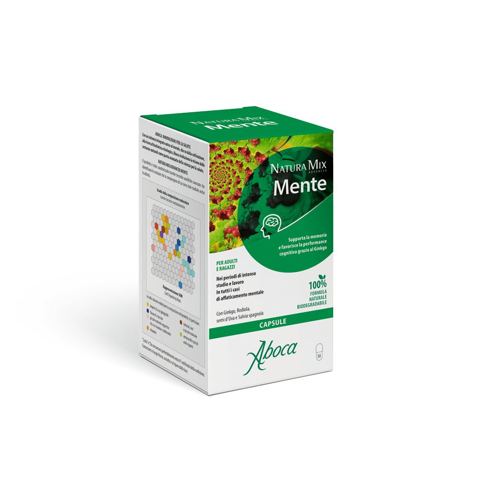 Aboca Natura Mix Advanced Mente Capsule 50 pz