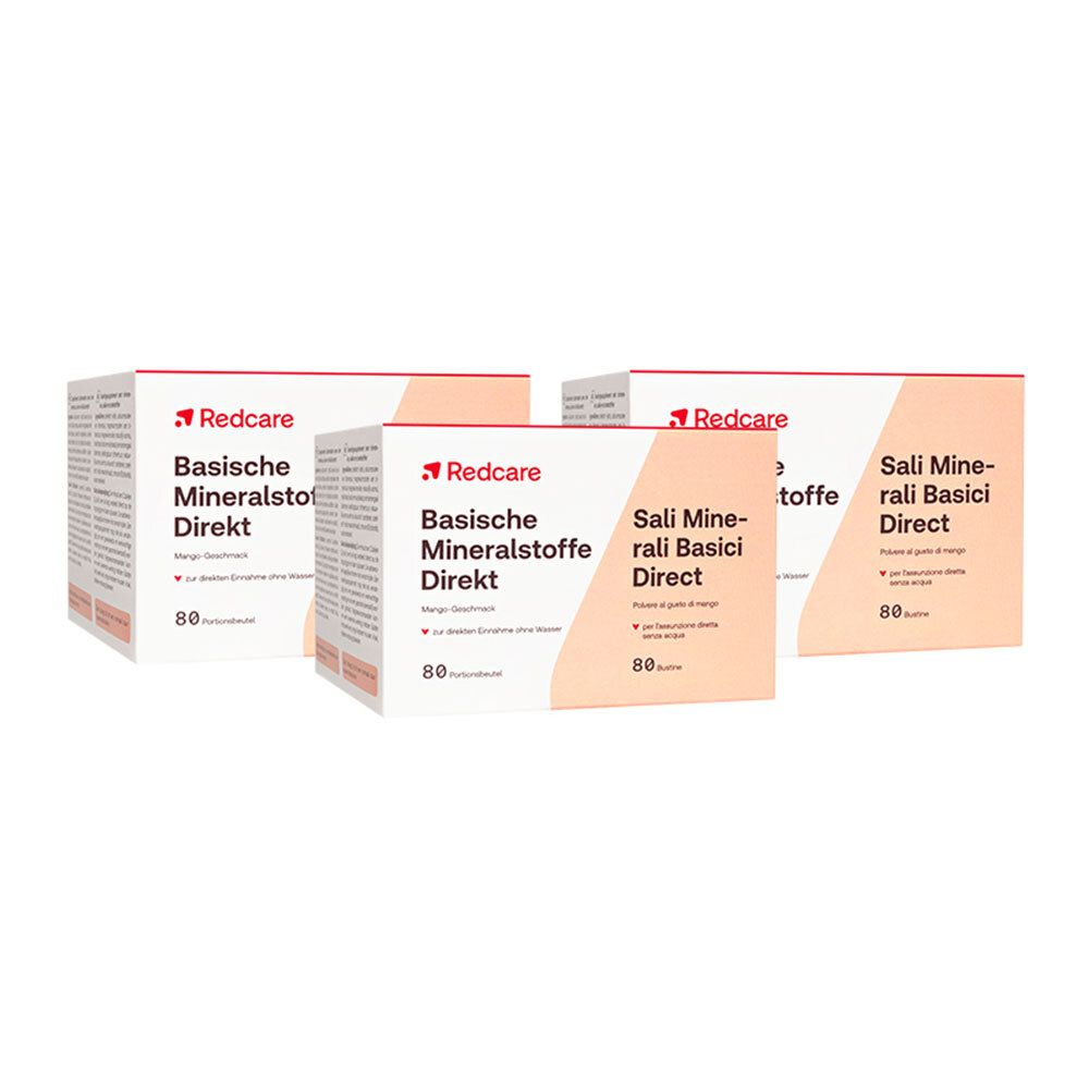 Redcare Sali minerali alcalini diretti 3x80 pz Bustina