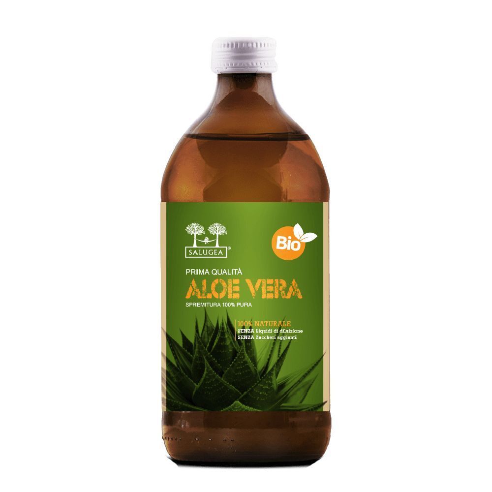 Salugea Succo di Aloe Vera Bio 500 ml Soluzione orale