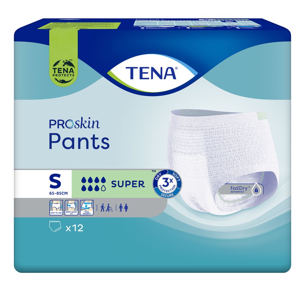 Tena Proskin Pants Assorbenza Super Taglia S 12 pz Pannolini