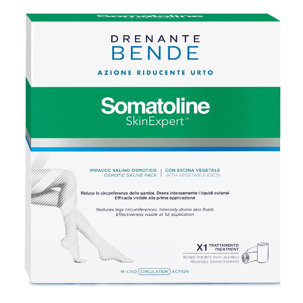 Somatoline SkinExpert™ Drenante Bende Azione Riducente Urto 1 pz Set