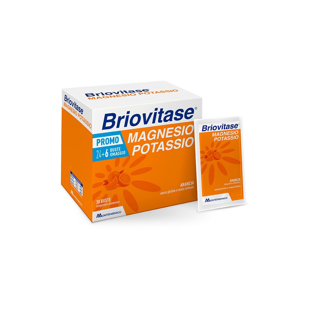 Briovitase® Orange Magnesio e Potassio 30 pz Bustina