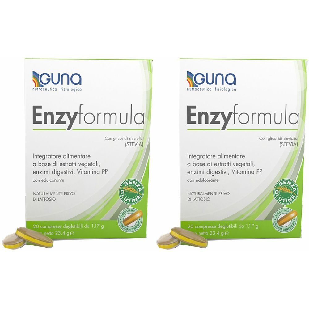 Guna EnzyFormula Set da 2 2x20 pz Compresse