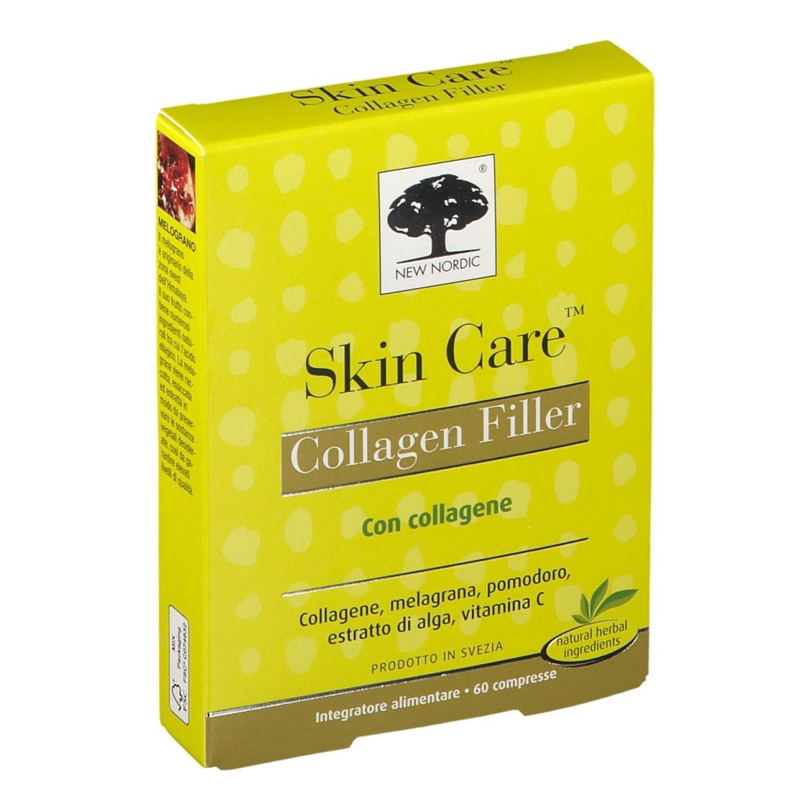 NEW NORDIC® Skin Care™ Collagen Filler 60 pz Compresse