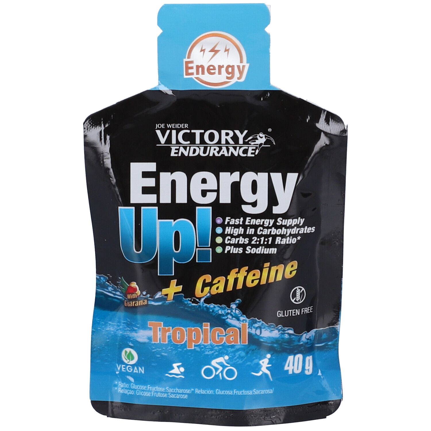 Victory Endurance Gel Energy Up + Caffeina Tropical 40 g orale