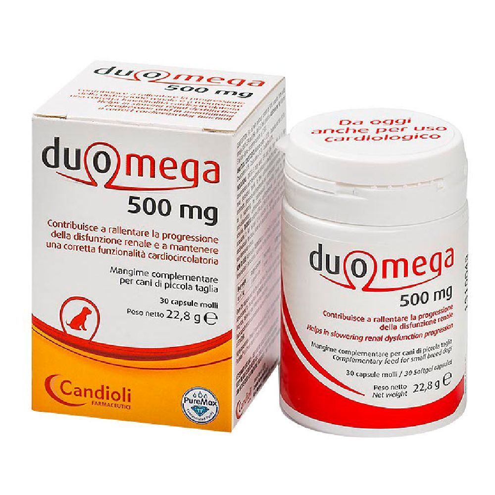 Duomega Cani Piccoli 30 Capsule Molli 500 Mg 15 g