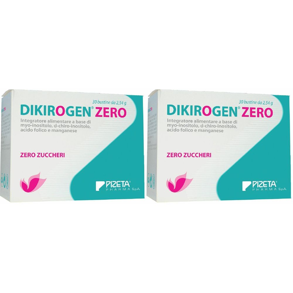 PIZETA® Pharma Dikirogen® Zero Bustine Set da 2 2x30 pz Bustina