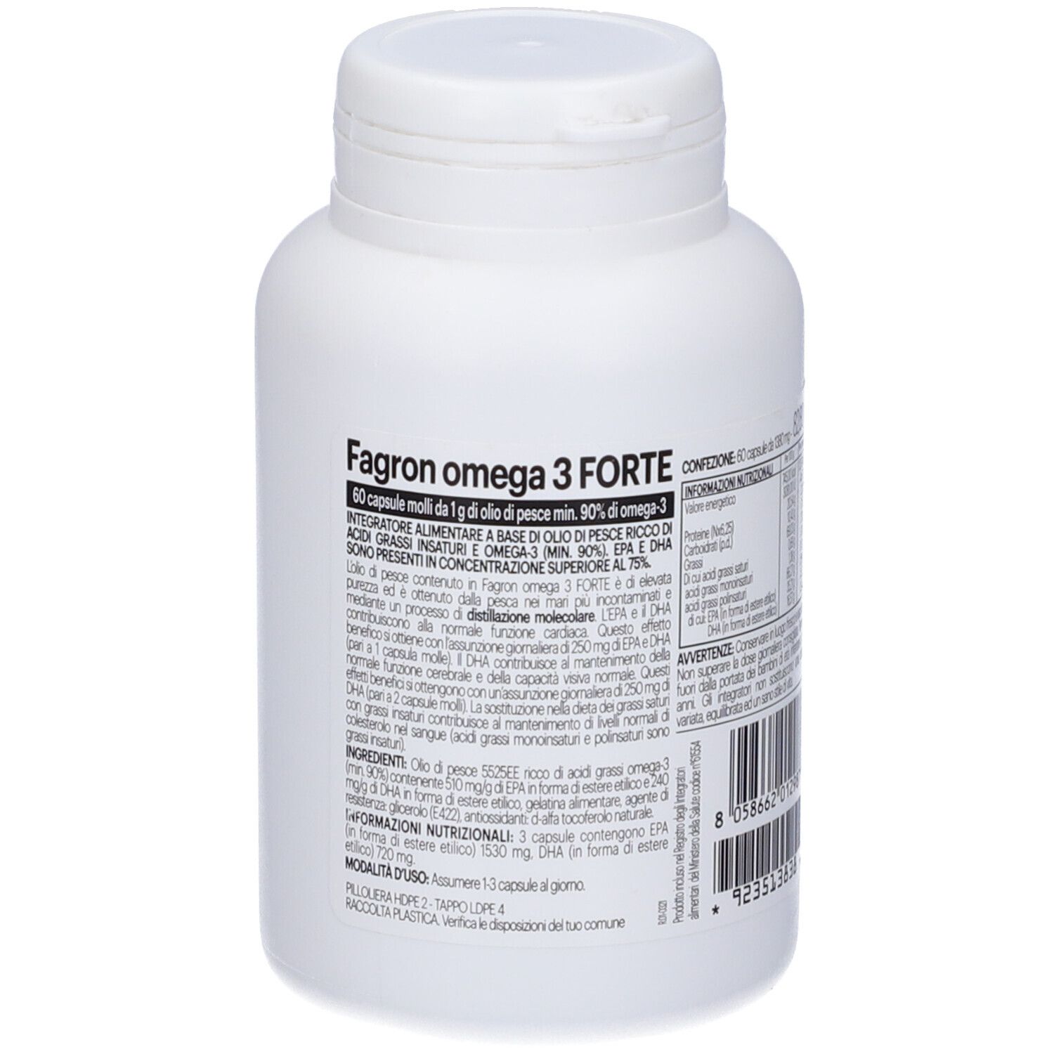 Fagron Omega 3 Forte 60 Prl pz Capsule morbide
