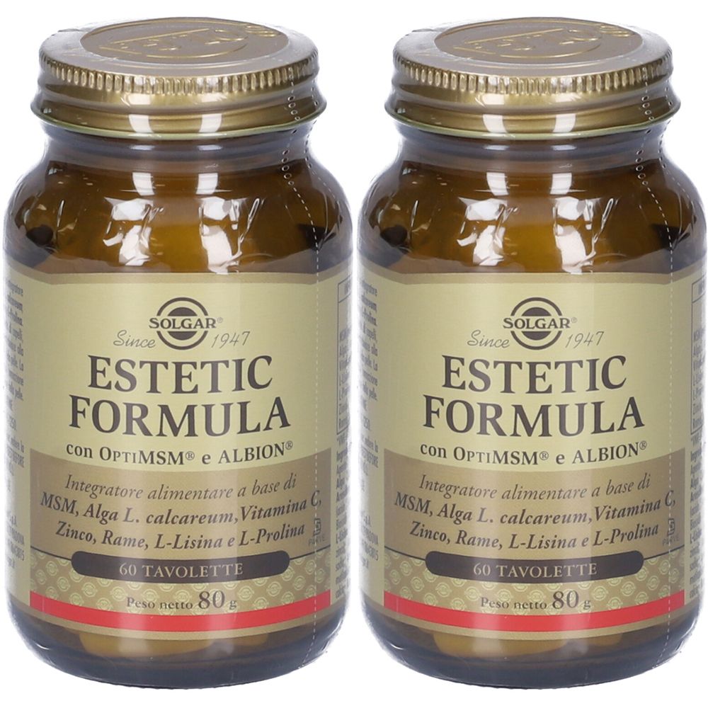 SOLGAR Estetic Formula Set da 2 2x80 g Compresse