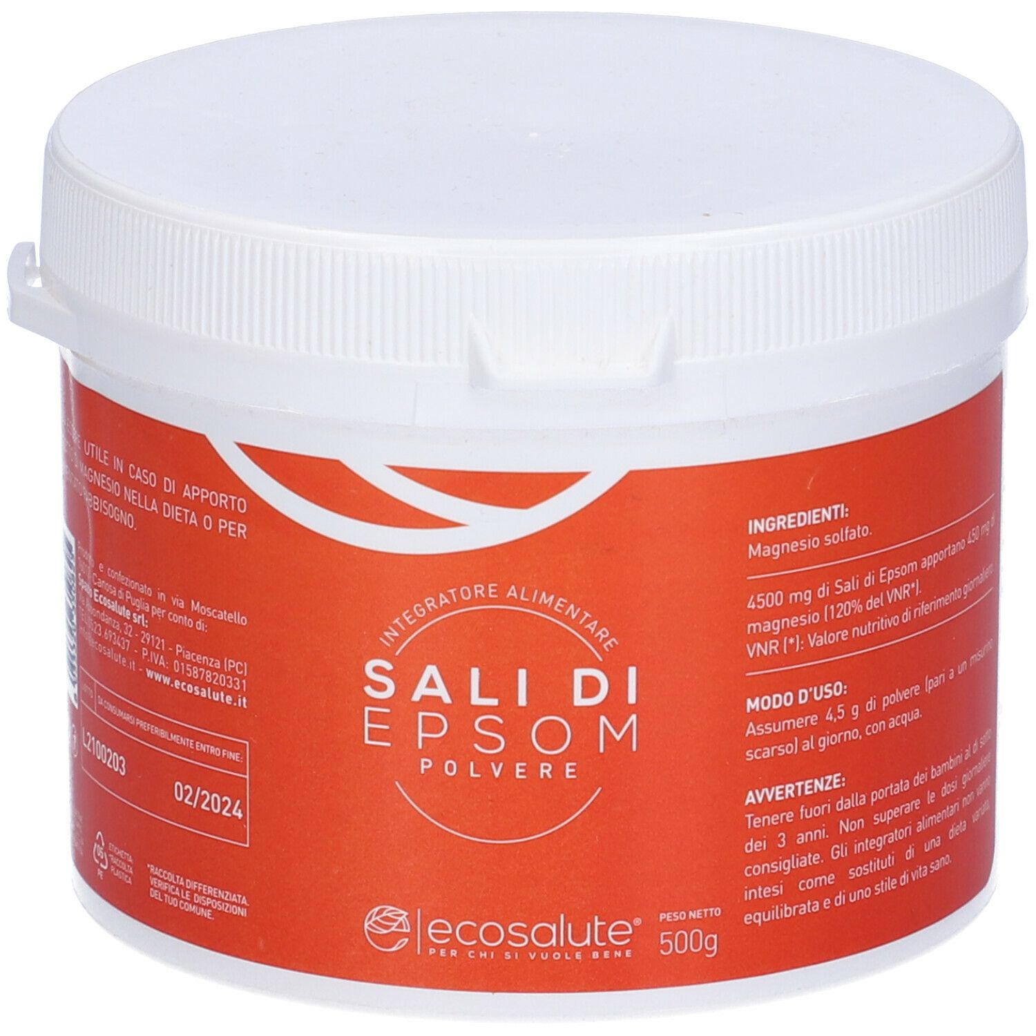 Sali Di Epsom Polvere 500 g Sale