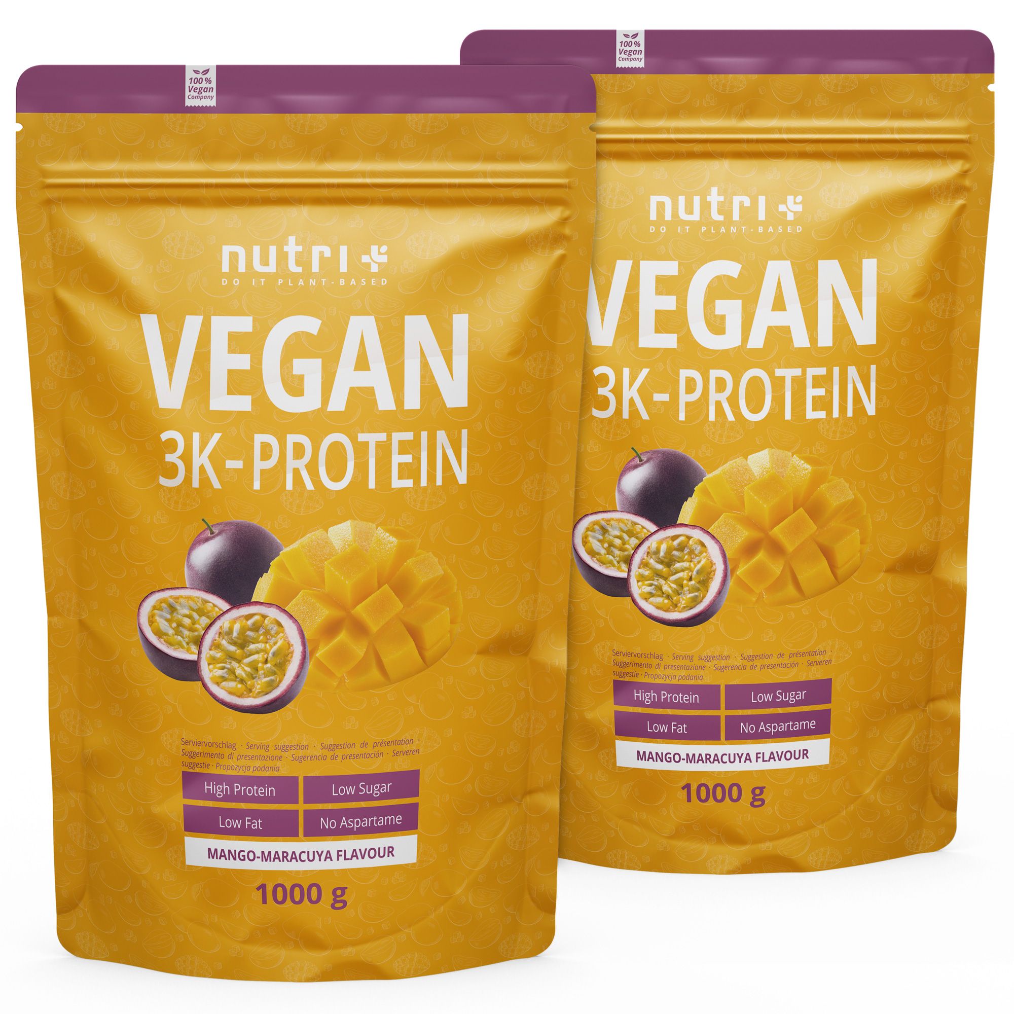 Nutri+ Polvere di Proteine Vegetali 3k - 2kg 2000 g