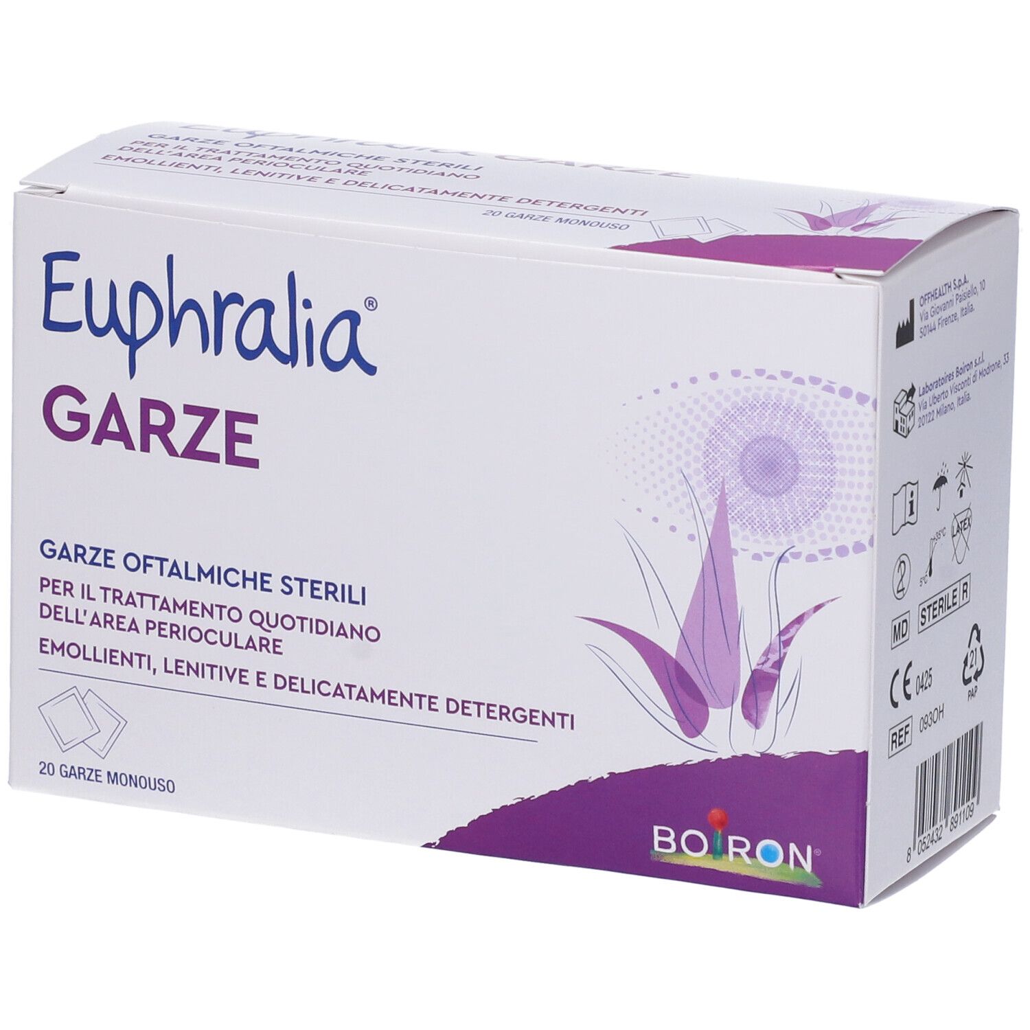 BOIRON Euphralia Garze Oftalmiche Sterili 20 pz Garza