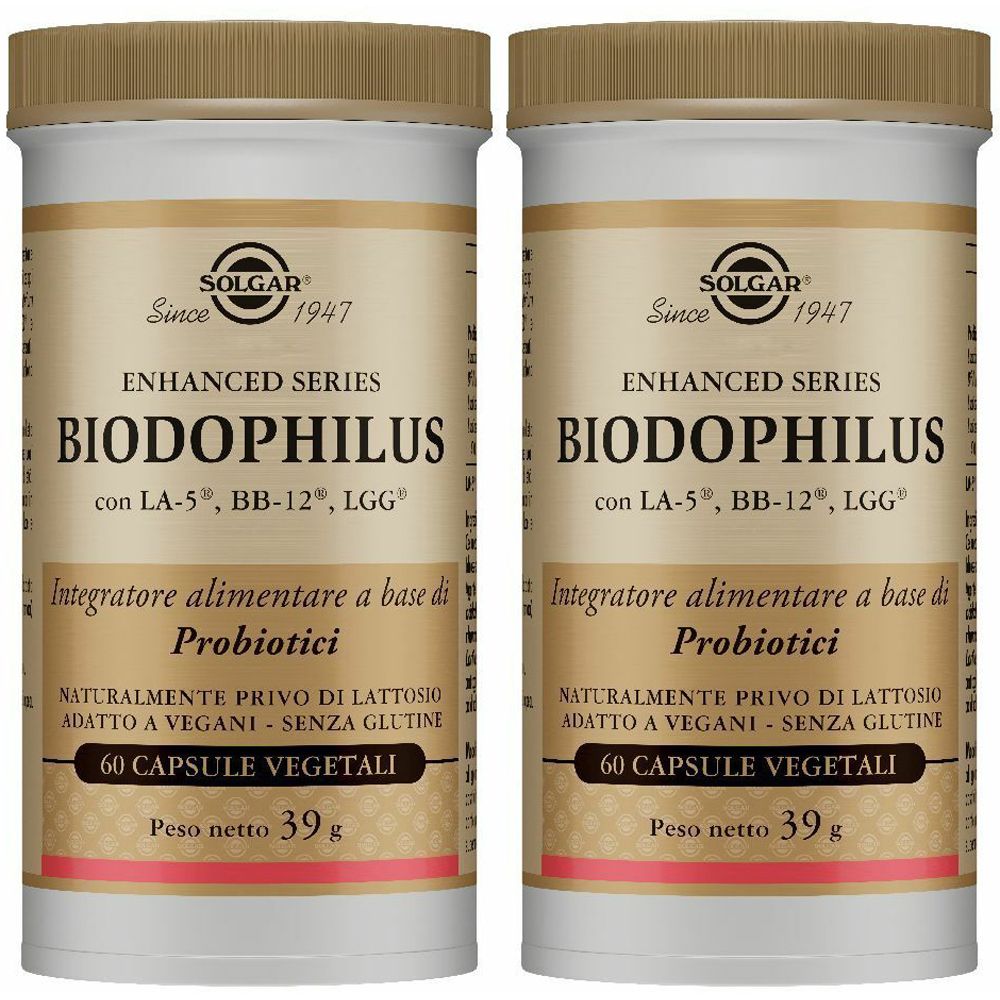 SOLGAR® Biodophilus Set da 2 2x39 g Capsule