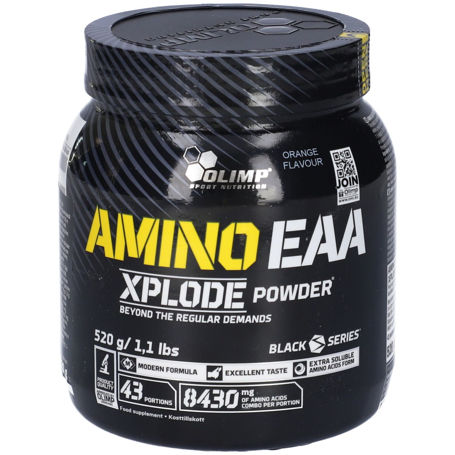 Olimp Amino EAA Xplode Powder ® Gusto Orange 520 g Polvere per soluzio