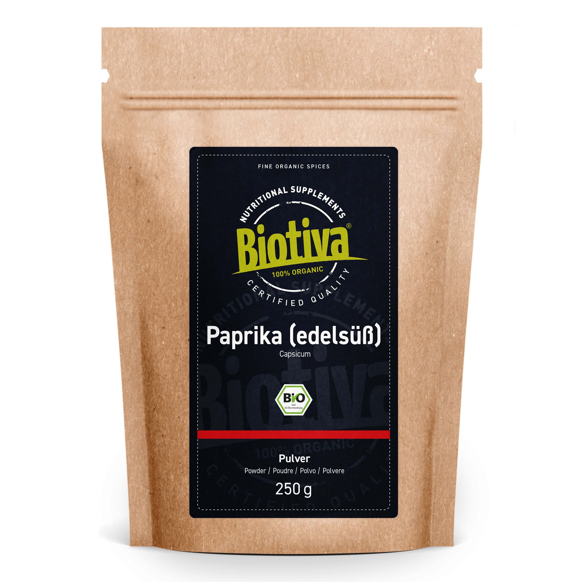 Biotiva paprika macinata dolcemente biologica 100 g