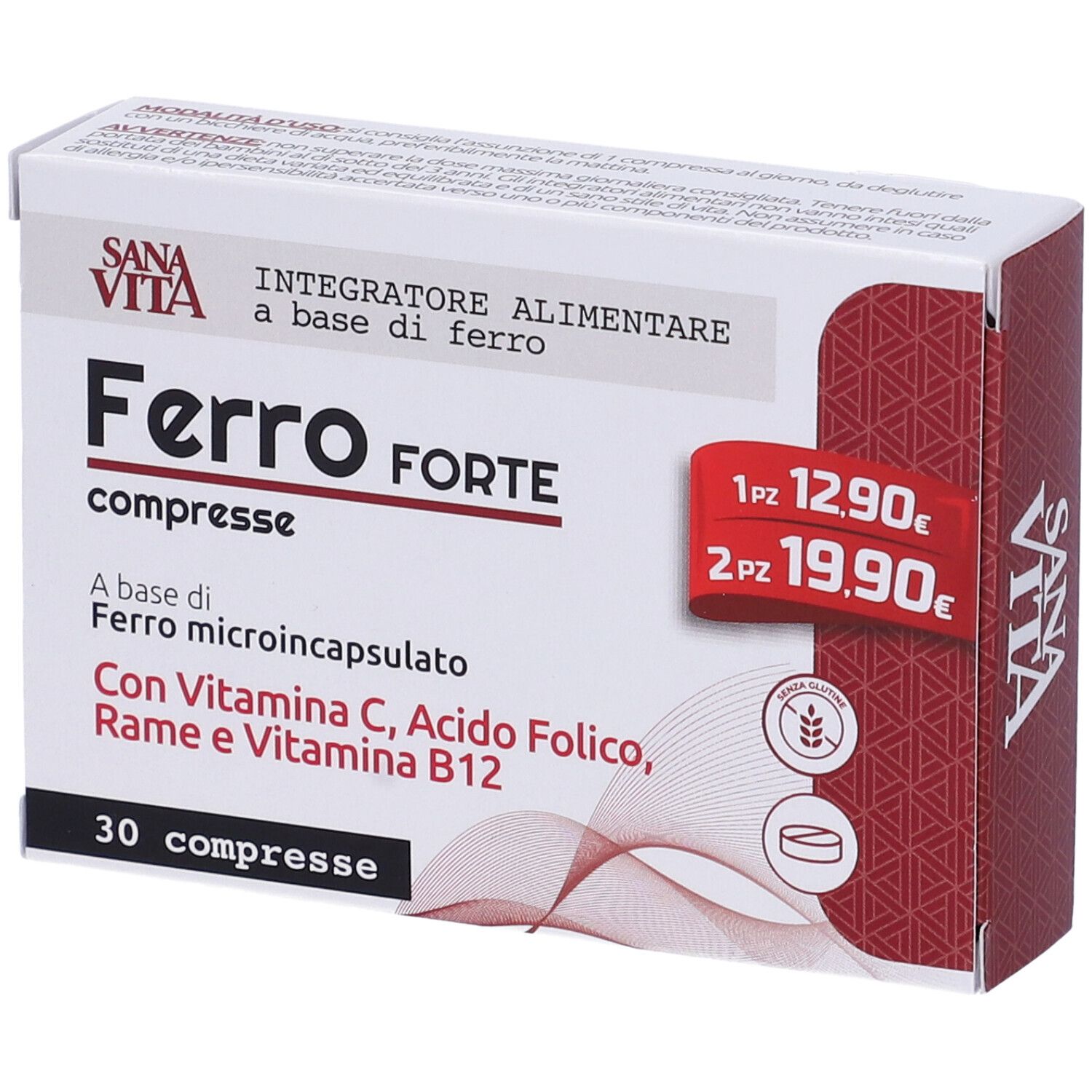 Sanavita Ferro Forte Compresse 30 pz
