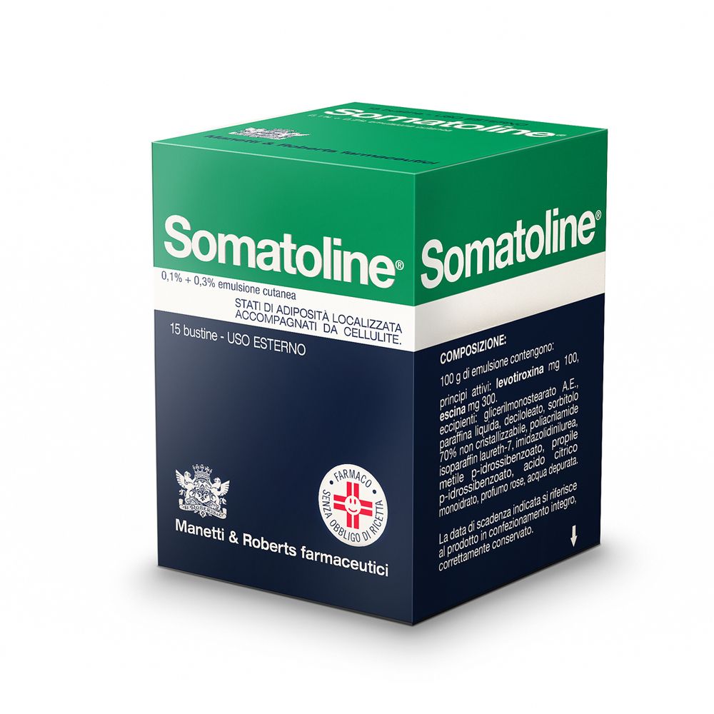 SOMATOLINE Emulsione cutanea Bustine 15x10 g Bustina
